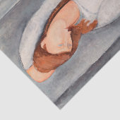 アメデオモディリアーニ – ポートレートジャンヌヘブテルネ#1 薄葉紙 (詳細)