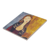 アメデオモディリアーニ – ポートレートジャンヌヘブテルネ#2 タイル (側面)