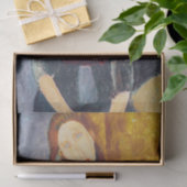 アメデオモディリアーニ – ポートレートジャンヌヘブテルネ#2 薄葉紙 (ギフト)