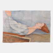 アメデオモディリアーニ – ポートレートジャンヌヘブテルネ#3 キッチンタオル (横)