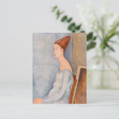 アメデオモディリアーニ – ポートレートジャンヌヘブテルネ#3 ポストカード (スタンド正面)