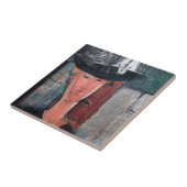 アメデオモディリアーニ – マダムポンパドゥール タイル (側面)