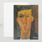 アメデオモディリアーニ – レイモンドラジゲ 招待状 (正面/裏面)