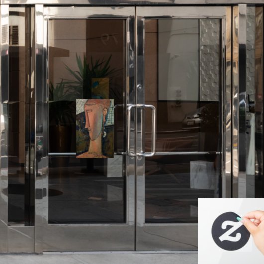 アメデオモディリアーニ – ロラデヴァンス ウィンドウサイン (オフィスドア)