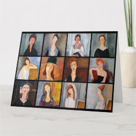 アメデオモディリアーニ – 最高傑作コラージュ カード