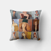 アメデオモディリアーニ – 最高傑作コラージュ クッション (裏面)