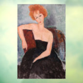 アメデオモディリアーニ – 赤毛ガール夕べドレス ウィンドウサイン (シート3)