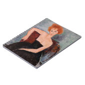 アメデオモディリアーニ – 赤毛ガール夕べドレス ノートブック (左側)