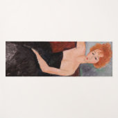 アメデオモディリアーニ – 赤毛ガール夕べドレス ヨガマット (正面(横))