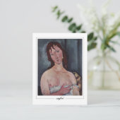 アメデオモディリアーニ#123 -ファインアート ポストカード (スタンド正面)