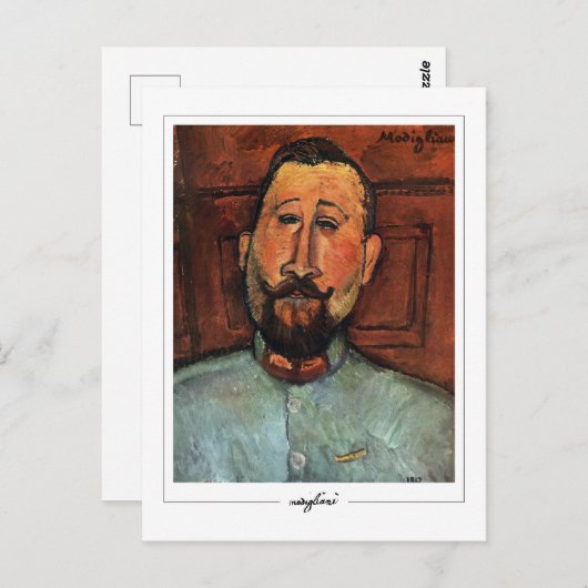 アメデオモディリアーニ#317 -ファインアート ポストカード (正面/裏面)