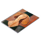 アメデオモディリアーニ – Jeanne Hebuterne in Large Hat ノートブック (左側)