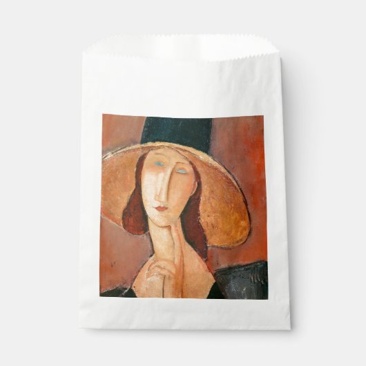 アメデオモディリアーニ – Jeanne Hebuterne in Large Hat フェイバーバッグ (正面)