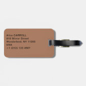 アメデオモディリアーニ – Jeanne Hebuterne in Large Hat ラゲッジタグ (裏面横)