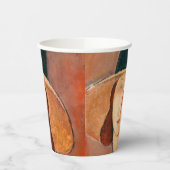 アメデオモディリアーニ – Jeanne Hebuterne in Large Hat 紙コップ (左)