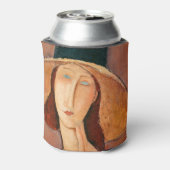 アメデオモディリアーニ – Jeanne Hebuterne in Large Hat 缶クーラー (缶裏面)