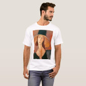 アメデオモディリアーニ – Jeanne Hebuterne in Large Hat Tシャツ (正面フル)
