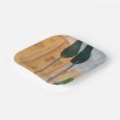 アメデオ・モディリアーニ - カーニュの松と家 ペーパープレート (傾斜あり)