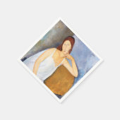 アメデオ・モディリアーニ - ジャンヌ・エビュテルネ スタンダードカクテルナプキン (角)