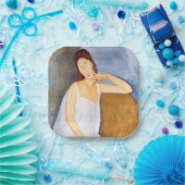 アメデオ・モディリアーニ - ジャンヌ・エビュテルネ ペーパープレート (パーティー)