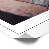 アメデオ・モディリアーニ・ゼディング・アート・ポスター#123 ポスター (角)