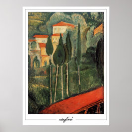 アメデオ・モディリアーニ・ゼディング・アート・ポスター#334 ポスター