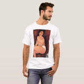 アメデオ・モディリアーニ 大きな座った女性 Tシャツ (正面フル)