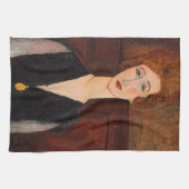 アメデオ・モディリアーニ - 女性の肖像 キッチンタオル (横)
