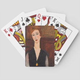 アメデオ・モディリアーニ - 女性の肖像 トランプ