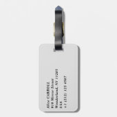 アメデオ・モディリアーニ - 青い服の少女 ラゲッジタグ (裏面縦)