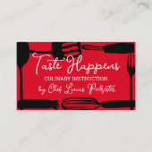 アメニスカヘラケータリング料理級 名刺 (正面)