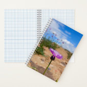 アメニヤの夏の植物 Purple flower Armenia Summer Botanical ノートブック (内側)