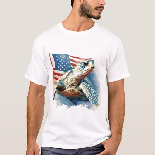 アメフラのカメ Tシャツ (正面)