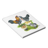 アメラウカナチキンファミリー ノートパッド (アングル)