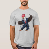 アメリおもしろいカのワシ Tシャツ (正面)