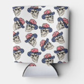 アメリはっきりしたカのカウボーイスカル 缶クーラー (正面)