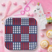 アメリはっきりしたカ・スピリット・スターズ&ストライプお祝い ペーパープレート (パーティー)