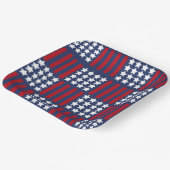 アメリはっきりしたカ・スピリット・スターズ&ストライプお祝い ペーパープレート (傾斜あり)