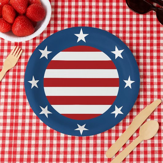 アメリはっきりしたカ ペーパープレート