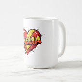 アメリアへの愛 コーヒーマグカップ (正面右)