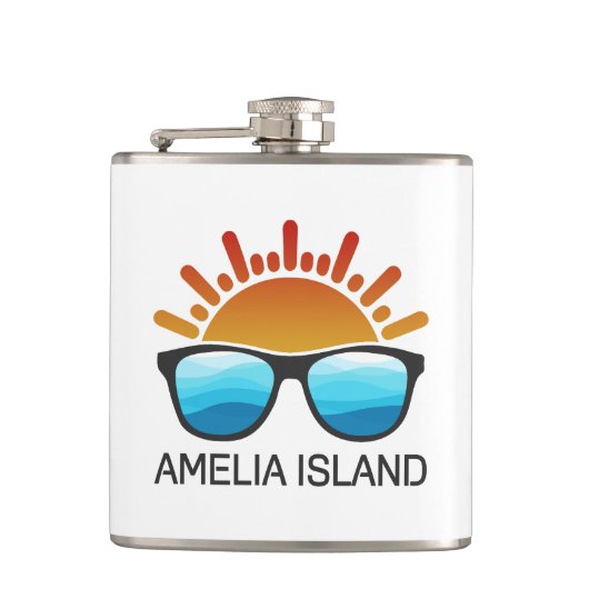 アメリアアイランドフロリダサングラス フラスク (正面)
