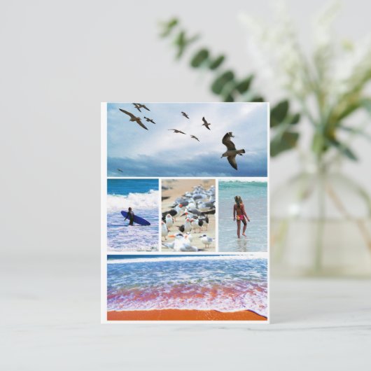 アメリアアイランドフロリダシースケープポストカード写真 ポストカード (スタンド正面)