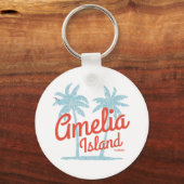 アメリアアイランドフロリダビーチコーラルサーフサミナリー キーホルダー (正面)