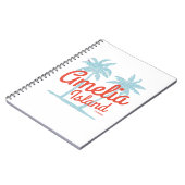 アメリアアイランドフロリダビーチコーラルサーフ ノートブック (左側)