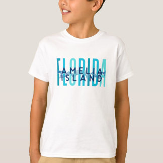 アメリアアイランドフロリダ(海波) Tシャツ