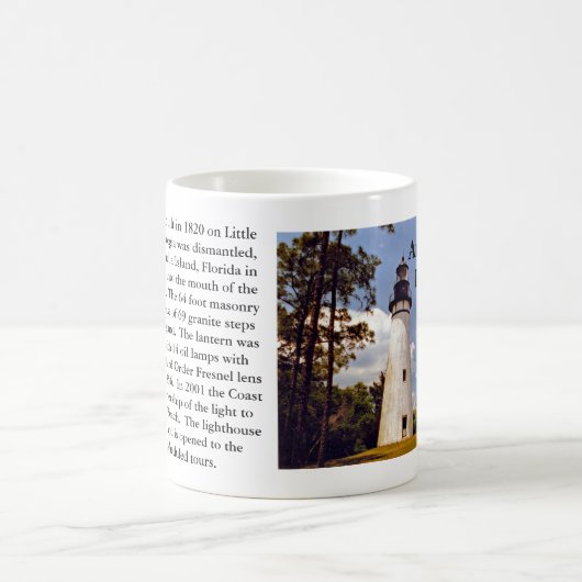 アメリアアイランドライトハウスフロリダマグ コーヒーマグカップ (中央)