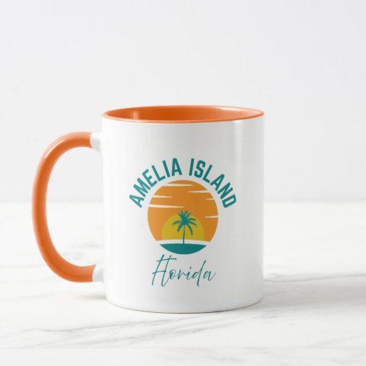 アメリアアイランド フロリダ コーヒーマグ マグカップ (左)