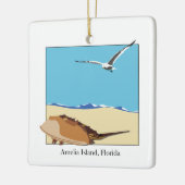 アメリアアイランド、FL馬蹄蟹シーガルビーチ セラミックオーナメント (左)