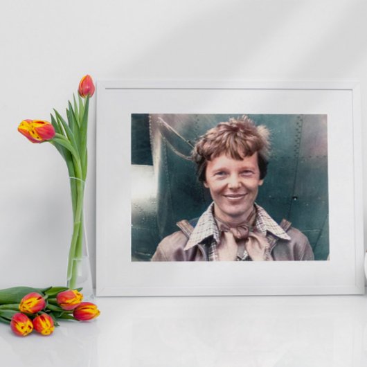 アメリアイヤハルト彼女のロッキードモデル10-Eエレクトラ ポスター