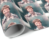 アメリアエアハートロッキードモデル10-Eエレクトラ1937 ラッピングペーパー (ロールコーナー)